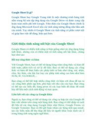 tính năng nổi bật coi chan ga da