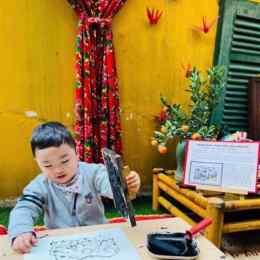tranh đông hồ gà đại cát