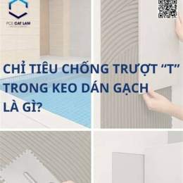 trét keo dán gạch bằng bay răng cưa