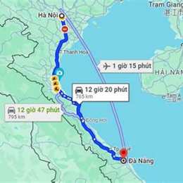 từ ga lăng cô đến ga đà nẵng bao nhiêu km