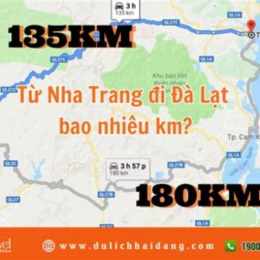 từ ga nha trang đi đà lạt bao nhiêu km
